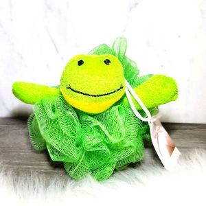 #N New Frog Body scrubber Bath Ball Wash Cloth